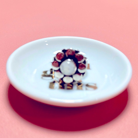 Cocktail ring 925 Sterling Silver Ring size 6 - Picture 3 of 8